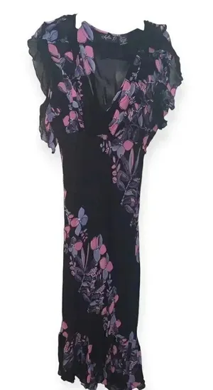 Vintage Y2K early 2000s fairycore ruffled maxi thumbnail 1