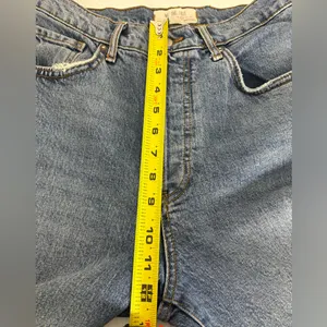 Free‎ People Jeans Womens 29 Blue We The Free Button-Fly Denim Straight Leg 621 thumbnail 7