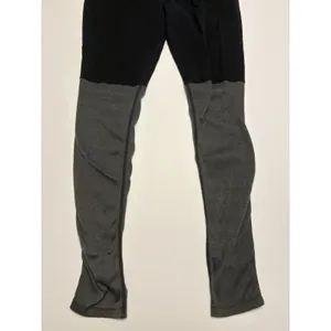 Nike Dri-Fit Womens Medium Black Gray Colorblock Leggings Running Athletic thumbnail 2
