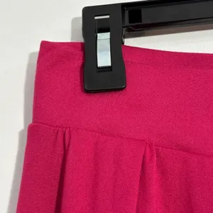 2 Saints Magenta‎ Pink Wide Leg Palazzo Pants High Rise Pleated KS102 Large thumbnail 6