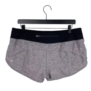 Lululemon Speed Up Short 2.5" Women's Size 10 Heather Lux Multi Black Running thumbnail 4