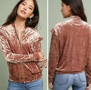 Sabina Musayev Velvet Bomber Jacket thumbnail 6