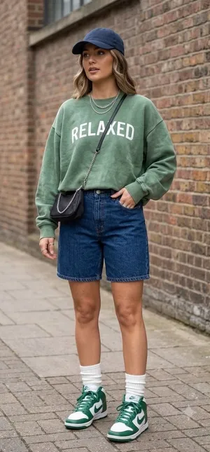 Late Y2K / Early 2000s Vintage Levi's 550 Relaxed Fit Jorts. Woman December 2006 thumbnail 1