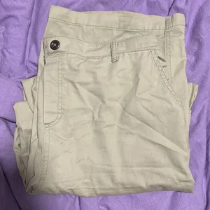 Green wide legged pants thumbnail 4