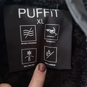 Puffit Black Parka Size XL thumbnail 2