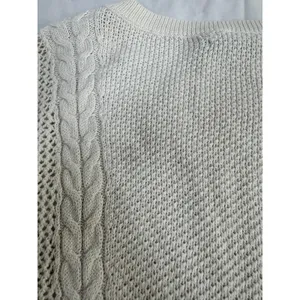 American Eagle Outfitters Cream Cable Knit Sweater Long Sleeve XS‎ thumbnail 6