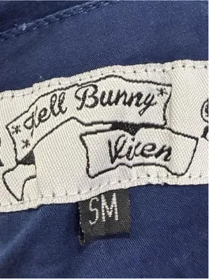 Hell Bunny Navy White Sailor Mini Dress Women's Size S thumbnail 7