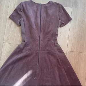 BCBGMAXAZRIA Suede A-line dress thumbnail 7