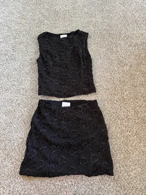 Reformation Set Two-Piece Knit Top Skirt thumbnail 2
