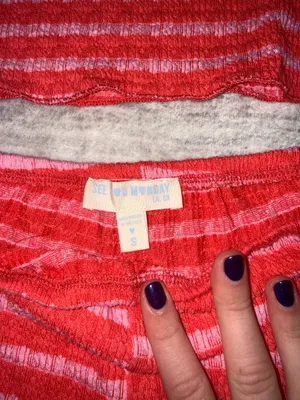 Striped Knit Tank & Short Set thumbnail 4