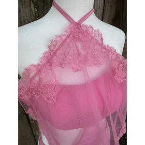 Victoria’s Secret Very Sexy Sheer Teddy M NWT Floral Embroidered Boho Lingerie thumbnail 2