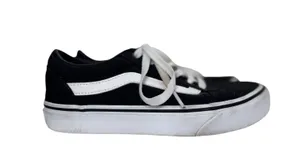 Vans Ward Canvas Black White Classic Women’s Size 6 Casual Classic Skater Grunge thumbnail 1