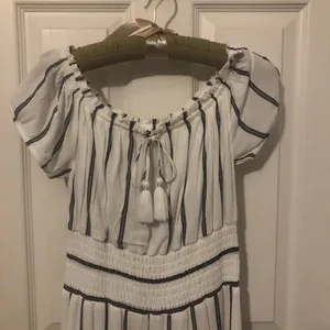 American Eagle NWT Striped off the Shoulder Dress thumbnail 2