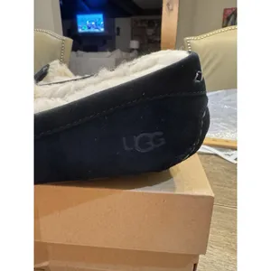 Women's Ansley Slipper Size 7 Black Suede Fur Lining thumbnail 5