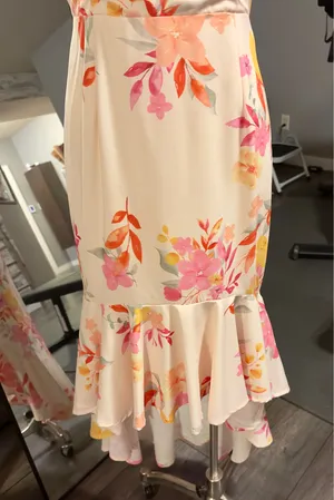 Main Strip Floral Dress thumbnail 2