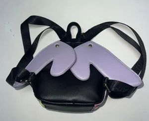 Luv Betsey By Betsey Johnson Mini Backpack Purse Butterfly Moveable Wings Black thumbnail 4
