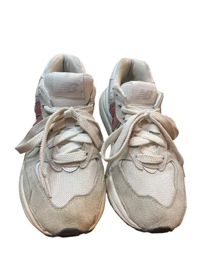 New Balance 5740 wms gray white low leather suede sneakers sz 7.5 SKU 10-336 thumbnail 14
