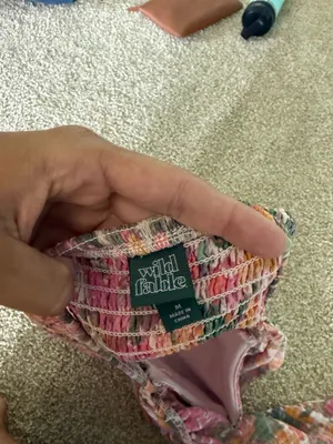 Wild Fable Floral Corset Top thumbnail 5