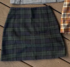 Brandy Melville Skirt Dark Green Plaid thumbnail 1