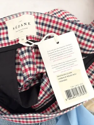 Sezane Clara Trousers in Gingham thumbnail 3