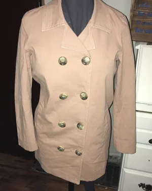 Sundance double breasted lightweight trench coat thumbnail 1