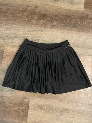 NWT adidas Black Pleated Skater Skirt Skort Small thumbnail 2