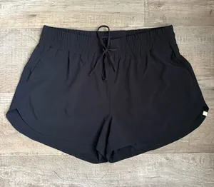Summersalt Active Black Drawstring Shorts Sz 10 thumbnail 1