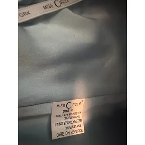 NWT Miss Circle Sarina Baby Blue Satin Corset Jumpsuit - Size Small (Read) thumbnail 9