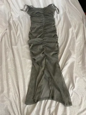 BNWT lelis gray sparkly dress  thumbnail 5
