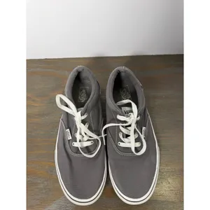 Vans Era Gray Canvas Sneakers Youth 7 Women's 8.5 Classic Skate Shoes thumbnail 7