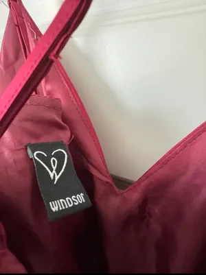 Windsor Spencer Satin High Low Formal Prom Dress thumbnail 7