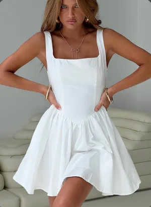 Princess Polly White Mini Dress thumbnail 1