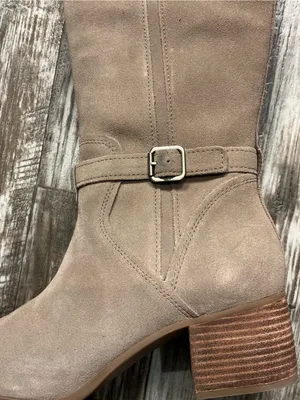Koolaburra Knee High Suede Boots in Taupe Size 9 thumbnail 15