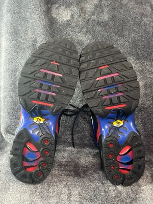 Nike Air Max Plus TN 'Spider-Man' - Men's Size 8 (Black/Hyper Royal/Red) thumbnail 6