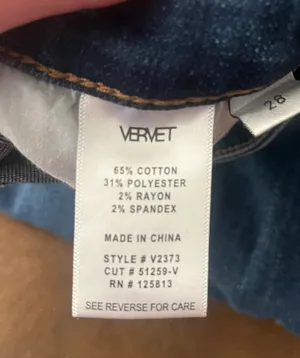 Straight Leg Jeans Blue Size 28 thumbnail 6