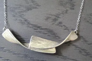 Sterling silver 925 necklace Isreal jewelry thumbnail 2