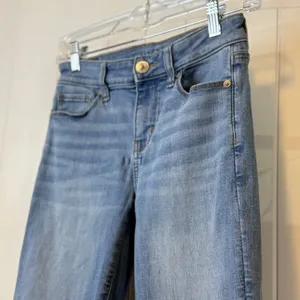 American‎ Eagle Next Level Stretch Skinny Jeans Light Wash Blue Womens 0 Regular thumbnail 4