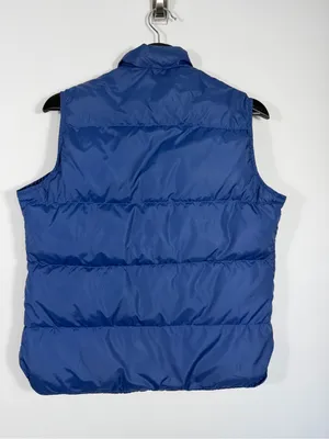 Vintage L.L. Bean Women’s M Blue Goose Down Puffer Vest Made in USA thumbnail 2