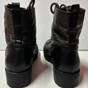 Daisy Fuentes Skylah Zip/Lace Up Lug Sole Combat Ankle Boots Size 8.5 M thumbnail 4