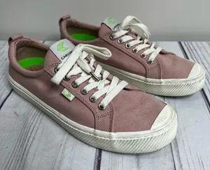 Cariuma OCA Low Rose Canvas Sneakers Shoes Unisex Sz Womens 10.5, Mens 9‎ thumbnail 1