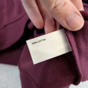 Duluth Trading Womens XXL Burgundy Cotton Rib Crewneck‎ Sweatshirt Pockets 20929 thumbnail 5