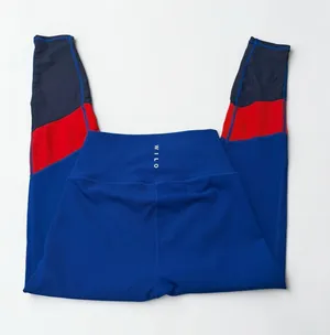 Wilo The Label Colorblock Ribbed High-Waisted Leggings‎ Size S thumbnail 1