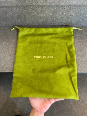 Tory Burch Signature Green Shoebox & Matching Dust Bag Set thumbnail 11