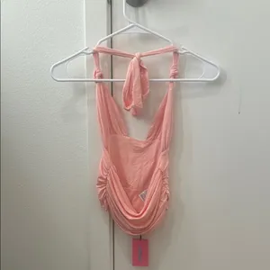 ⭐️EDIKTED Lillie Knotted Halter Top thumbnail 2