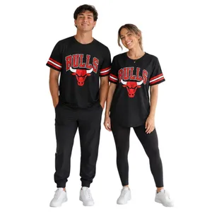 NBA Chicago Bulls Black Mesh Jersey T-Shirt Large NWT Ultra Game thumbnail 8