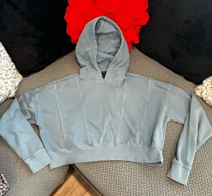Cropped Blue Hoodie thumbnail 1