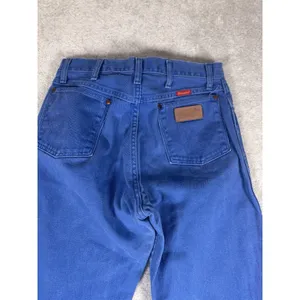 VTG Women's 90s Blue Denim Wrangler‎ Jeans WPL6428 15x32 (30x32) Cowgirl Cut thumbnail 5