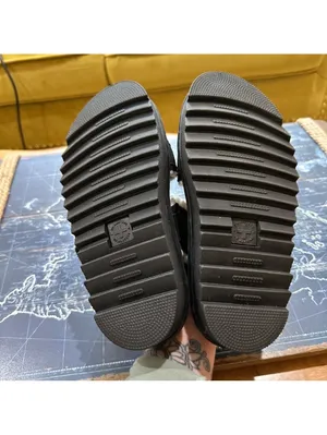 Dr. Martens Blaire Shearling Buckle Sandals | Black | Size 4M / 5W thumbnail 8