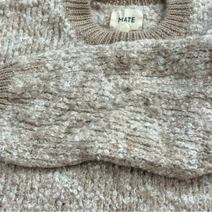 MATE the Label Alpaca Teddy Crew Neck Sweater Womens thumbnail 6