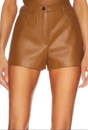 Cultnaked Faux Leather High Waisted Shorts‎ Medium boho goth festival party thumbnail 1